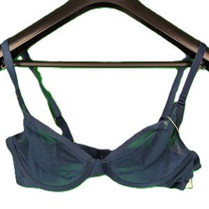 CUUP The Plunge Mesh Bra 36C Ocean